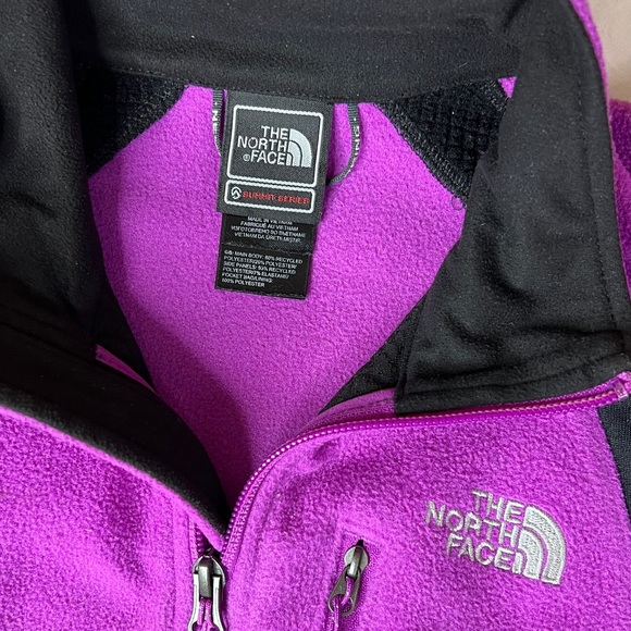 The North Face Fleece Jacket Purple Black Summit Series Size Small FL1 - Picture 6 of 9